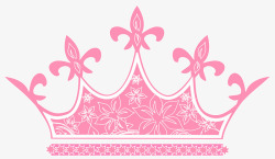 粉色漂亮皇冠素材