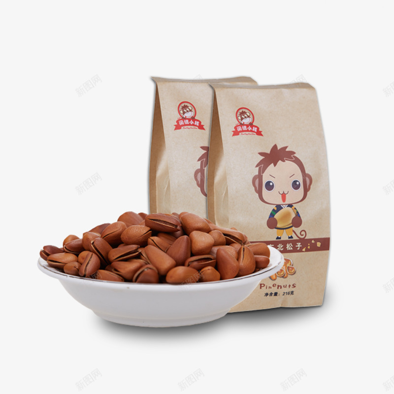 松子png免抠素材_新图网 https://ixintu.com 包装食品 坚果 美味 零食