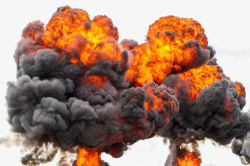 爆炸蘑菇云背景图片爆炸火焰烟尘高清图片