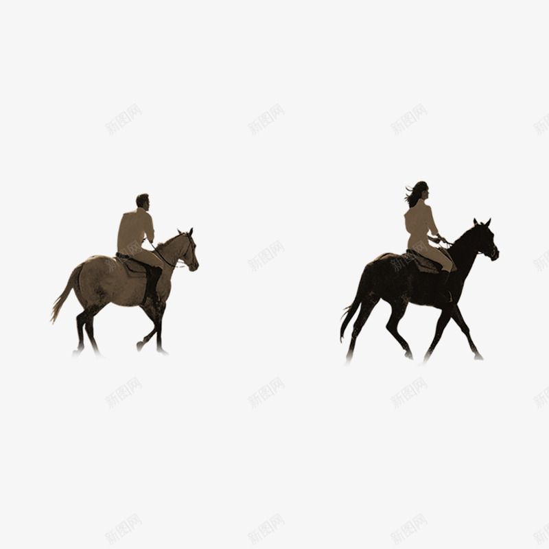 户外骑马png免抠素材_新图网 https://ixintu.com 人物 动物 平面 户外 步伐 比赛 运动 骑马