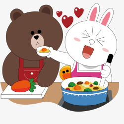 做饭的情侣做饭的情侣熊高清图片