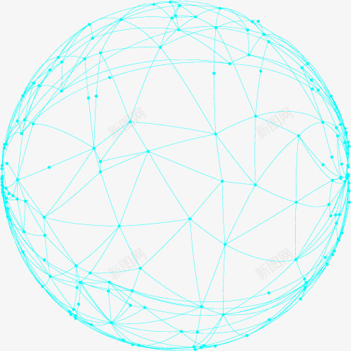 几何化学科技元素png免抠素材_新图网 https://ixintu.com 分子元素 科学细胞 科学设计元素 科幻插图 科技