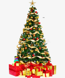 圣诞树造型摄影圣诞节元素圣诞树造型高清图片