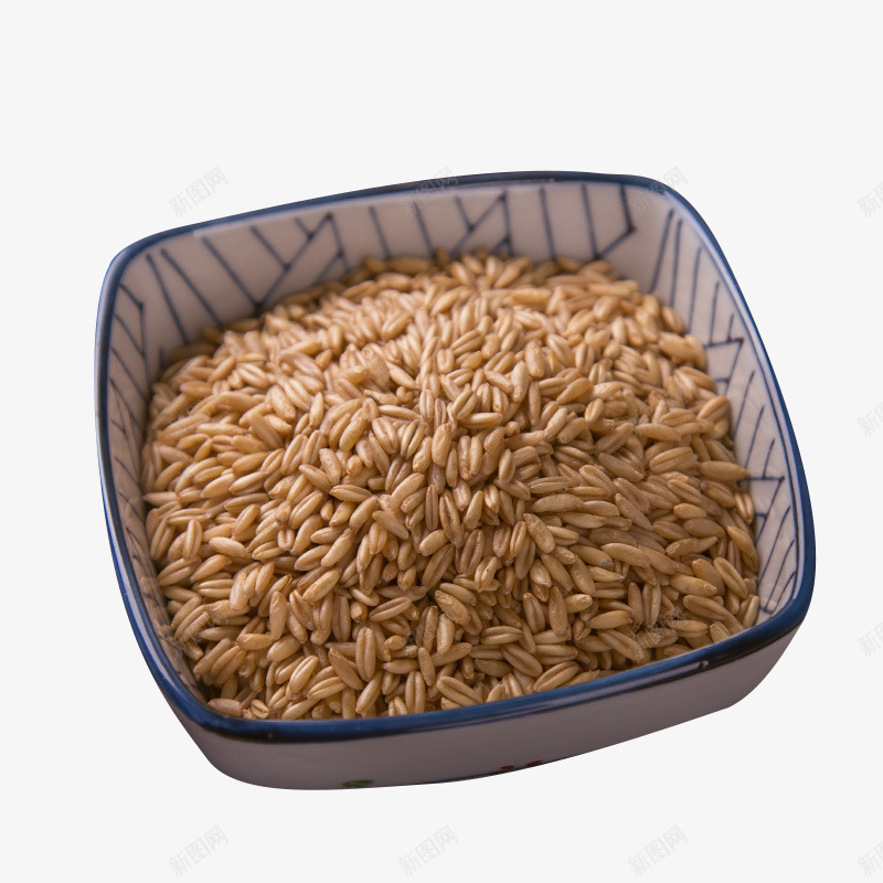 一碗燕麦米png免抠素材_新图网 https://ixintu.com 一碗燕麦米 产品实物 燕麦米 燕麦粒