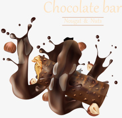 巧克力能量棒手绘巧克力能量棒矢量图高清图片