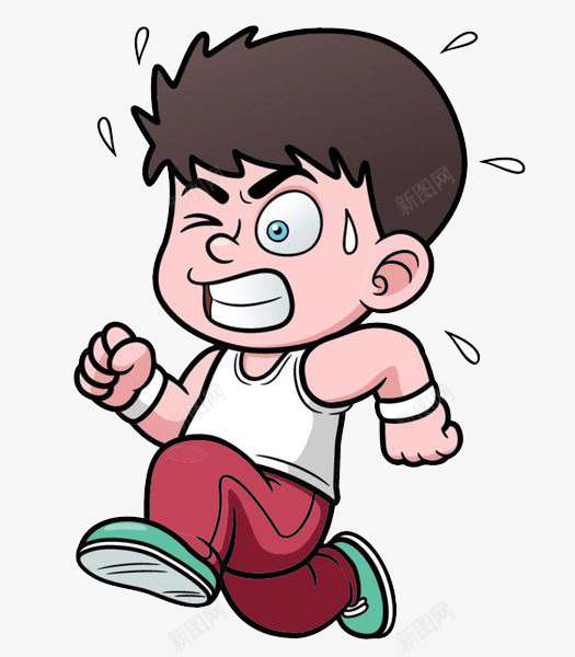 跑步出汗男孩png免抠素材_新图网 https://ixintu.com 出汗 奔跑 小孩 快跑 男孩 跑 跑步 跑步小孩 跑步流汗 运动 逃跑小人 锻炼 飞奔