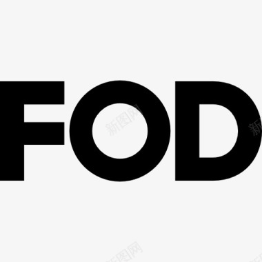 FOD的社会标志图标图标
