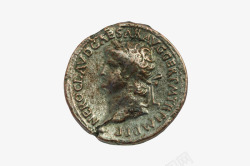 斑驳金属背景古希腊4银币金币实物高清图片