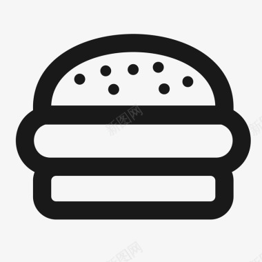汉堡icon图标图标