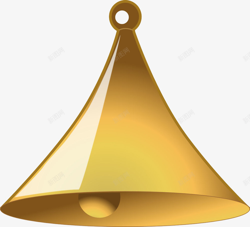 金色的铃铛png免抠素材_新图网 https://ixintu.com 声响 摇晃 撞击 金色 铃铛
