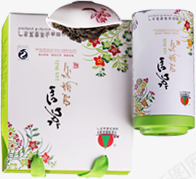 新鲜花茶礼物包装绿色清新天然png免抠素材_新图网 https://ixintu.com 包装 天然 新鲜 清新 礼物 绿色 花茶