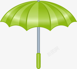 一把绿伞素材