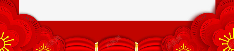 红色猪年新年海报装饰边框png免抠素材_新图网 https://ixintu.com 中国风 新年海报 猪年 红灯笼 红色 装饰边框