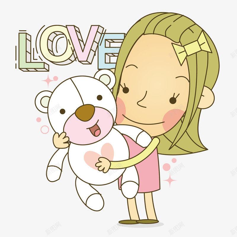 抱着小熊的美女png免抠素材_新图网 https://ixintu.com 小熊 抱着小熊的大熊 玩具熊 美女