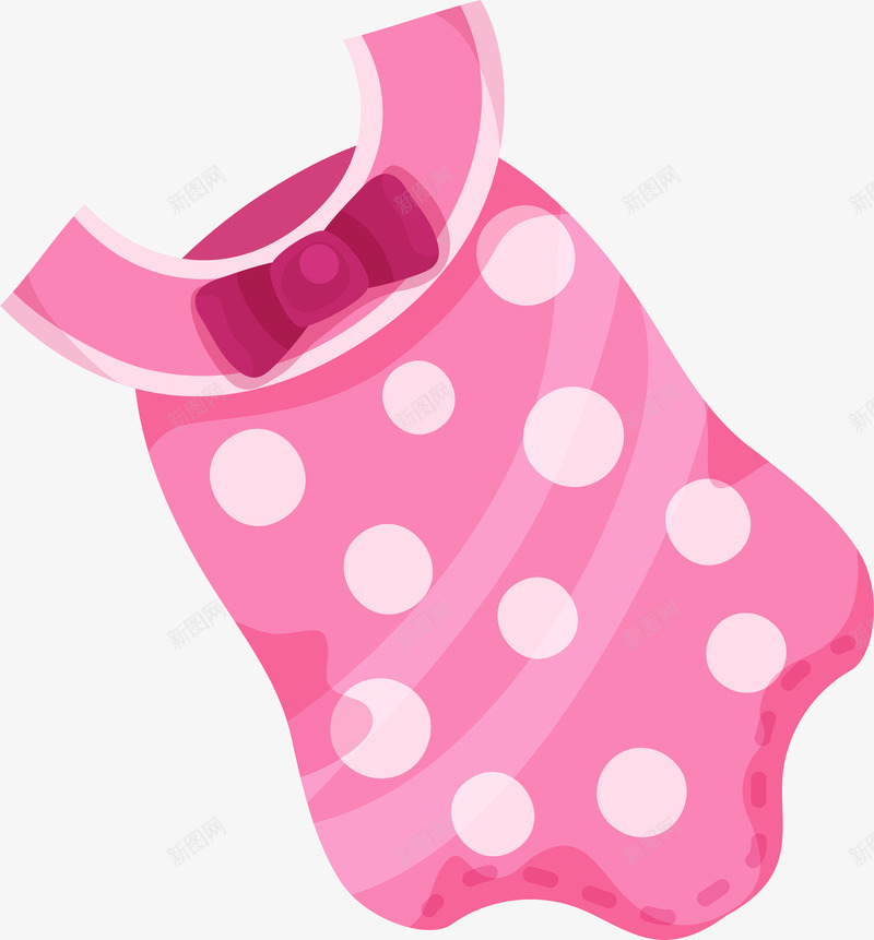 粉色可爱裙子png免抠素材_新图网 https://ixintu.com 卡通可爱 可爱裙子 少女心 波点装饰 矢量图案 装饰图