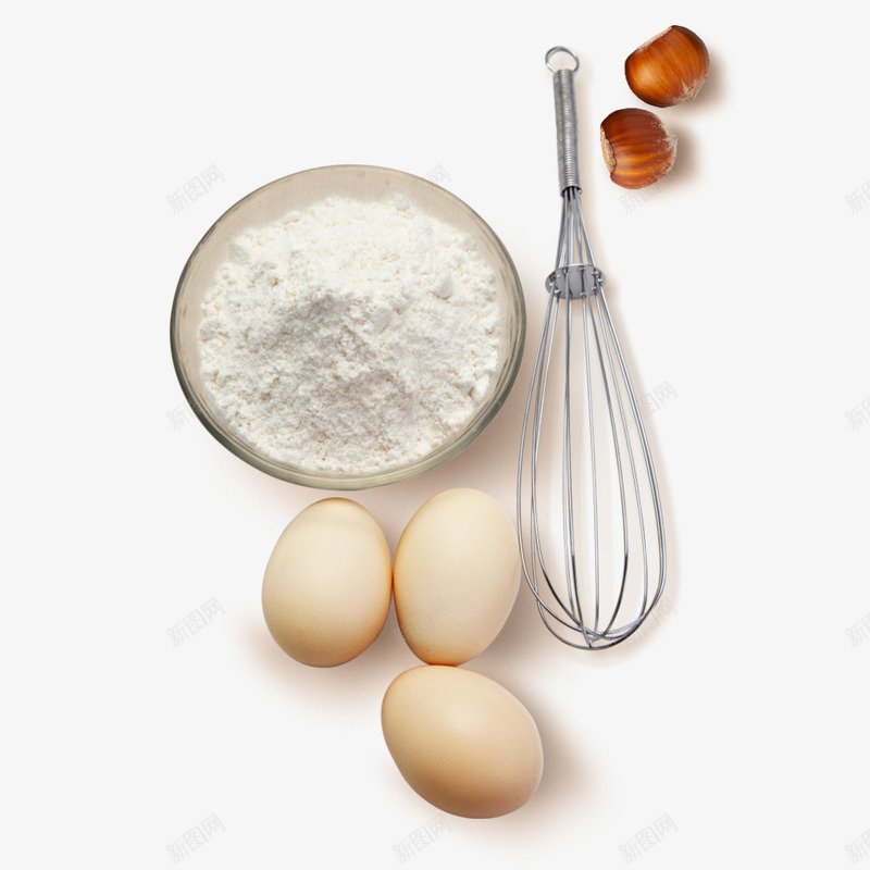 鸡蛋面粉打蛋器烘焙原料png免抠素材_新图网 https://ixintu.com 做面包 打蛋器 烘焙 蛋糕 面包 面粉 鸡蛋