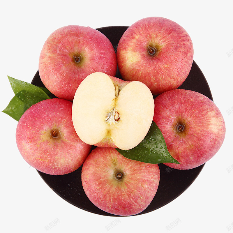 一盘苹果png免抠素材_新图网 https://ixintu.com 水果 矢量装饰 红苹果 苹果 装饰