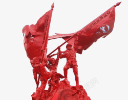 红军雕塑素材