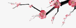 重阳节海报素材梅花树枝元素高清图片