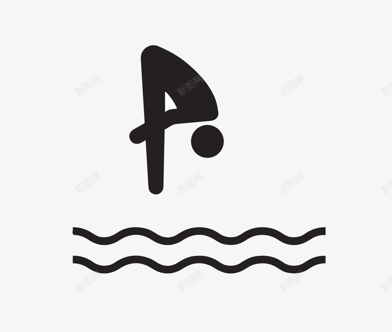 跳水运动图标矢量图ai_新图网 https://ixintu.com icon 下水 人物 体育运动 卡通 图标 图案 手绘 潜水 跳板 跳水 跳水运动 矢量图