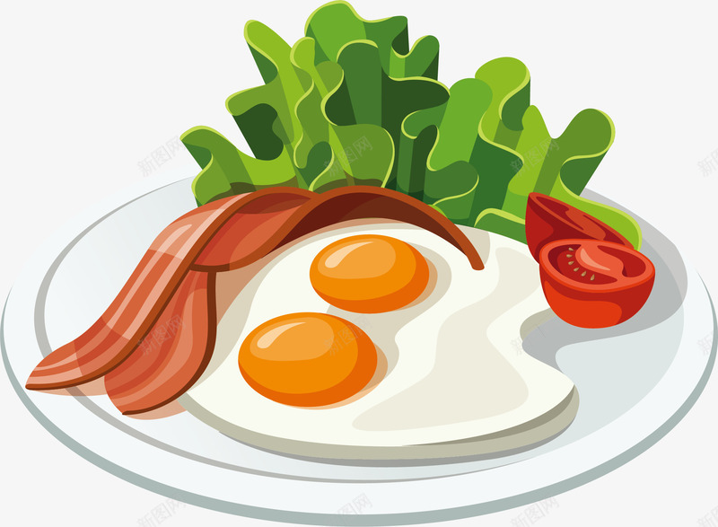 青菜鸡蛋图标png_新图网 https://ixintu.com 吃的 吃的LOGO 客家美食 生菜 背景 舌尖上 韩国吃的