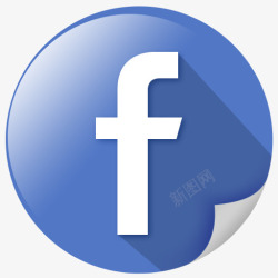 FB分享书脸谱网FB手分享社交网络光泽图标高清图片