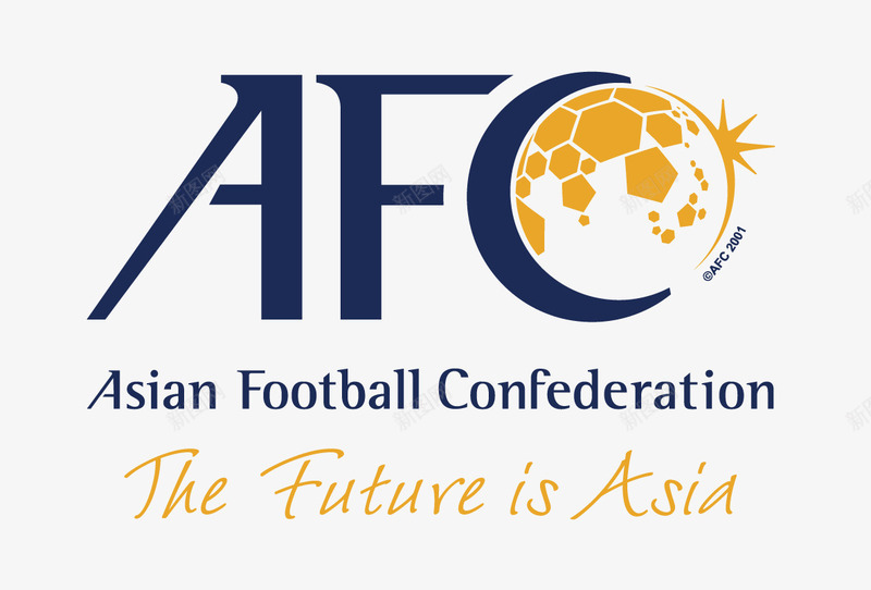 亚足联图标png_新图网 https://ixintu.com AFC Asian Confederation Football logo 亚洲足球联合总会 亚足联 矢量标志
