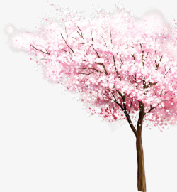 樱花树装饰唯美风格装饰高清图片