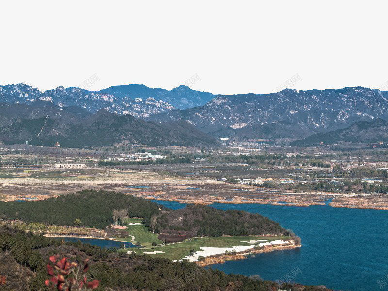 昌平十三陵水库风景png免抠素材_新图网 https://ixintu.com 北京 旅游 景点 著名 风景