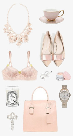 粉色裙子穿搭粉色系性感穿搭高清图片