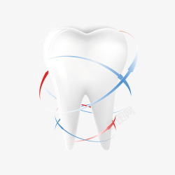 牙齿设计洁白牙齿线条高清图片