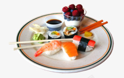日式素鲍鱼寿司高清图片