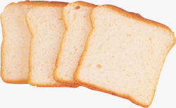 馍片切片吐司面包高清图片