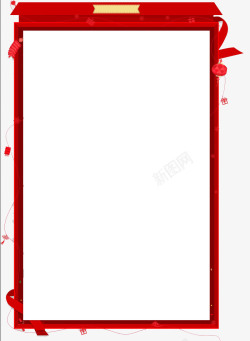 喜庆背景底色红色透明边框喜庆公告栏高清图片