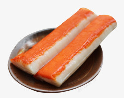 辣味鱼蟹条日式蟹肉海鲜零食高清图片