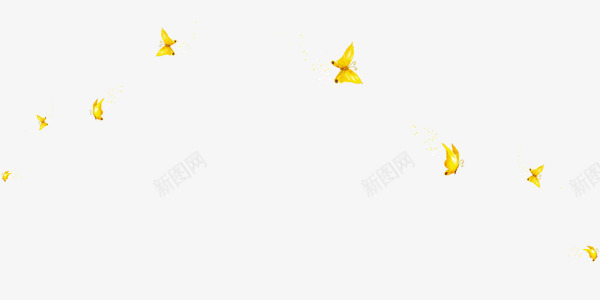 浮标金色小鸟透明装饰png免抠素材_新图网 https://ixintu.com 小鸟 浮标 装饰 透明 金色