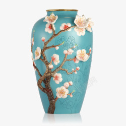 盆景工艺品摆件陶瓷花瓶高清图片