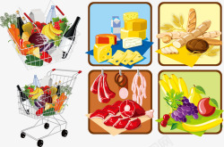 营养生活超市购物主题高清图片