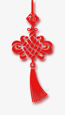 恭祝新春大吉中式传统福字中国结高清图片