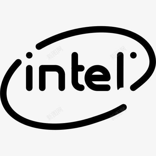 CPU硬件英特尔线图标标志处理png_新图网 https://ixintu.com CPU Cpu hardware intel lineicon logos processor 处理器 标志 硬件 线图标 英特尔