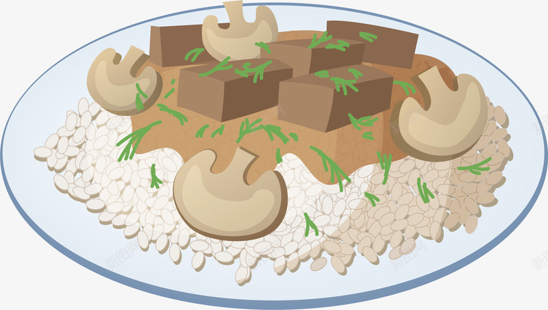 热菜吃的图标png_新图网 https://ixintu.com 卡通 吃的 吃的LOGO 客家美食 背景 舌尖上 蘑菇 韩国吃的
