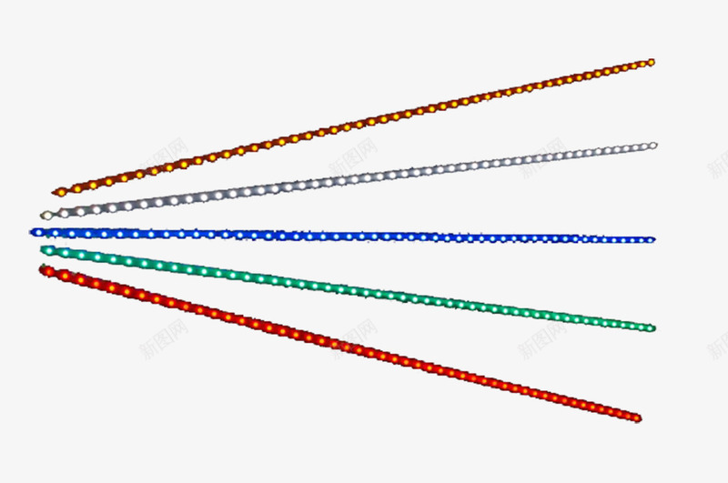 发光灯带png免抠素材_新图网 https://ixintu.com 发光灯带五色灯光灯带直线灯带