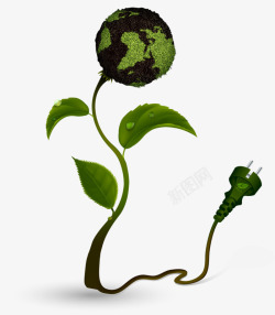 绿色小球植物素材