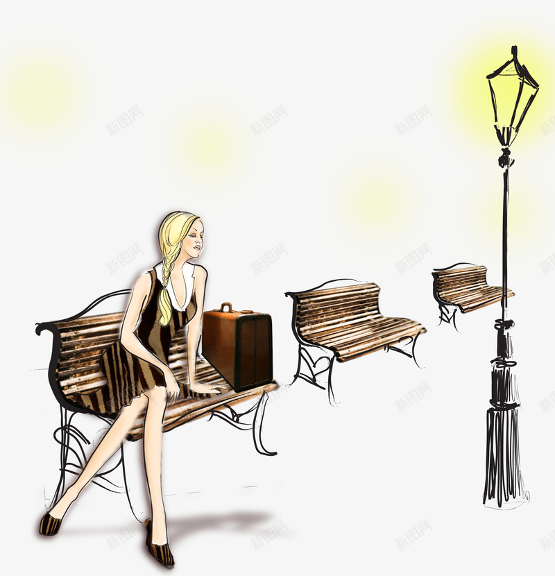 坐在椅子上的美女png免抠素材_新图网 https://ixintu.com 坐在椅子上的美女 性感美女 手绘