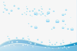 海水泡泡素材