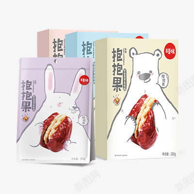 红枣png免抠素材_新图网 https://ixintu.com 小吃 抱抱果 枣 熊猫 零食