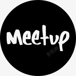 Meetup网站Meetup网站标志图标高清图片