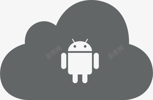 安卓云代码移动云端网络图标版0png_新图网 https://ixintu.com Android cloud code mobile 云 代码 安卓 移动