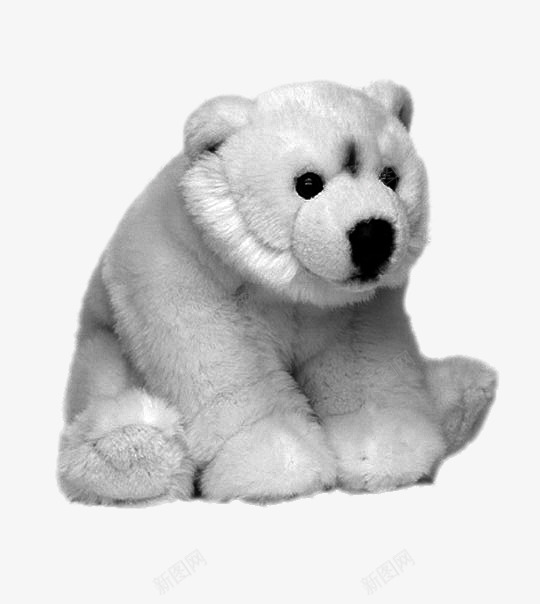 灰色的小熊png免抠素材_新图网 https://ixintu.com PNG 小熊 悲伤的小熊 灰色