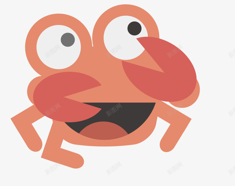 海鲜螃蟹png免抠素材_新图网 https://ixintu.com 卡通 卡通螃蟹 手绘 海鲜 海鲜螃蟹PNG 螃蟹
